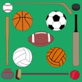 Sports equipment Royalty Free Stock Photo