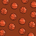 Sports equipment mosaic background Royalty Free Stock Photo