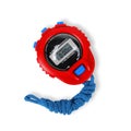 Sports equipment - Red blue Stopwatch. Isolated Royalty Free Stock Photo