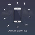 Sports of everything - sports internet of things with smartphone control