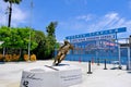 Baseball Stadium. USA, Los Angeles, July 2019. Royalty Free Stock Photo