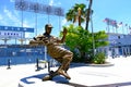 Baseball Stadium. USA, Los Angeles, July 2019. Royalty Free Stock Photo