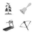 Sports, fitness and other monochrome icon in cartoon style.education, history icons in set collection.