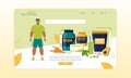 Sports Food for Active Man Delivery Landing Page