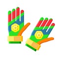 Sports goalkeeper gloves