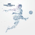 Sports Graphics particles, illustration,Ball game.