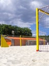 Sports ground for beach soccer and volleyball