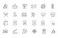 Sports Hand Drawn Doodle Icons 6 Royalty Free Stock Photo