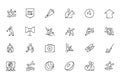 Sports Hand Drawn Doodle Icons 7 Royalty Free Stock Photo