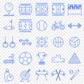 Sports Icon set. 25 Vector Icons Pack