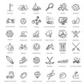 Web Set of Fittness Vector Thin Line Icons. Contains such Icons as Healthy Lifestyle, Weight Training