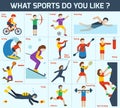 Sports Icons Set vector design illustration Royalty Free Stock Photo