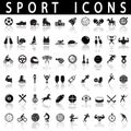 Sports icons Royalty Free Stock Photo