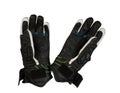 Sports leather ski gloves. Isolate on white Royalty Free Stock Photo