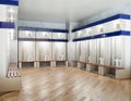 Sports Locker Room