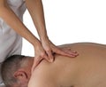 Sports Massage Technique Royalty Free Stock Photo