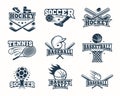 Sports Monochrome Logos