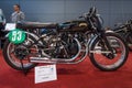 Sports motorcycle Vincent Rapide with `Black Lightning` specification, 1952.