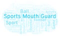 Sports Mouth Guard word cloud.