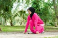 Sports Muslimah Woman Royalty Free Stock Photo