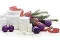 Sports nutrition and Christmas decorations