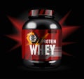 Sports nutrition - protein whey.