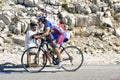 A sports photographer on top of Mount Ventoux Royalty Free Stock Photo