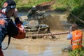 Sports Photographer at Work, MUD RING