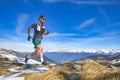 Sports preparation of a mountain runner