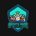 Sports Prize logo vector design