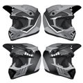 Sports racing helmet template vector design Royalty Free Stock Photo