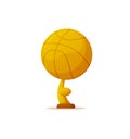 Sports Reward, Gold Basketball Ball Prize Trophy Royalty Free Stock Photo