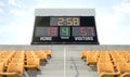 Sports Stadium Scoreboard Royalty Free Stock Photo