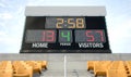 Sports Stadium Scoreboard Royalty Free Stock Photo