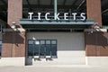 Sports Stadium Tickets Box Office, Game Ticket Royalty Free Stock Photo