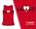 Kabaddi t-shirt design 01