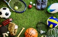 Sports tools Royalty Free Stock Photo