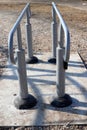 Sports tools and equipment in the city park