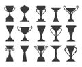 Sports tournament trophy cups