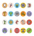 Sports Vector Icons 6 Royalty Free Stock Photo