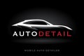 Sports vehicle auto detailer logo