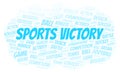 Sports Victory word cloud