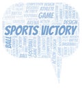 Sports Victory word cloud