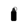 The sports water bottle, flask icon,