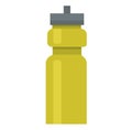 Sports water bottle vector illustration.