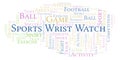 Sports Wrist Watch word cloud