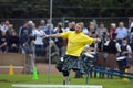 Sportsman at the Cowal Gathering in Scotland Royalty Free Stock Photo