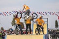 Bicycle acrobatics show