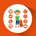 Sportsman skater game apps icons