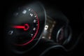 Sporty Car Dashboard Instruments Royalty Free Stock Photo